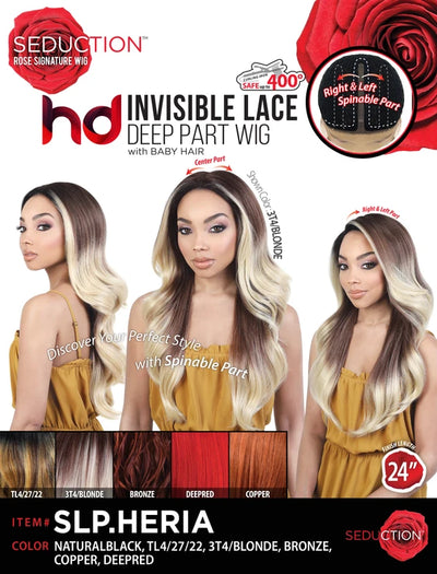 Seduction HD Invisible Lace Deep Part Wig SLP.HERIA - Elevate Styles
