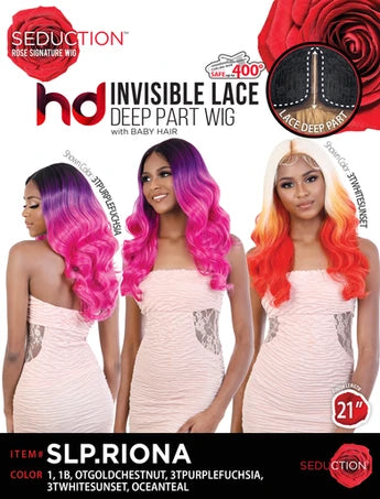 Seduction HD Invisible Lace Deep Part Wig SLP.RIONA - Elevate Styles
