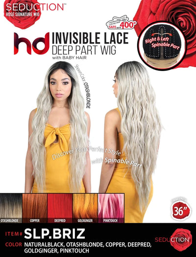 Seduction HD Invisible Lace Deep Part Wig SLP.BRIZ - Elevate Styles
