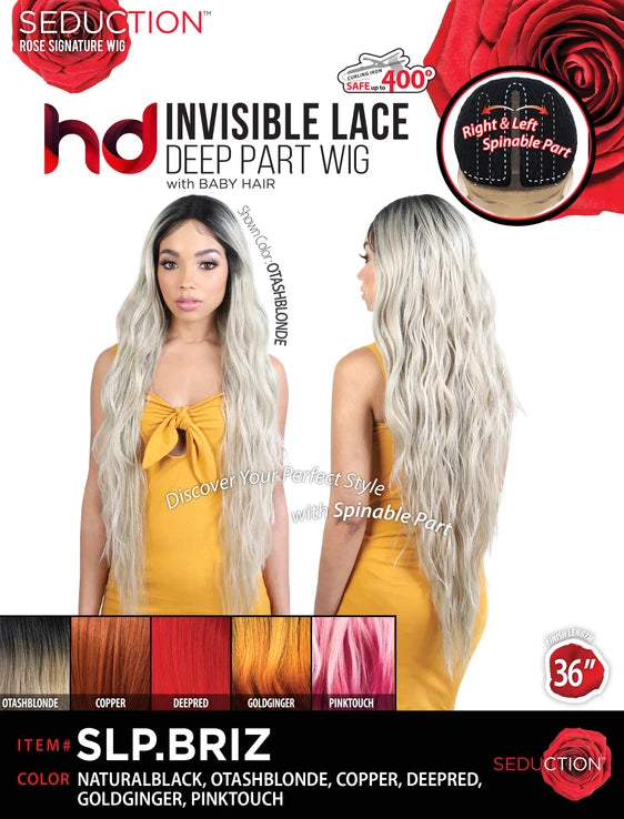 Seduction HD Invisible Lace Deep Part Wig SLP.BRIZ - Elevate Styles