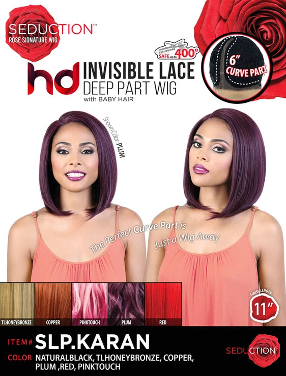Seduction HD Invisible Lace Deep Part Wig SLP.KARAN - Elevate Styles