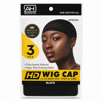 Thumbnail for Absolute Hot HD Wig Cap 3-Piece – Black HFWC03