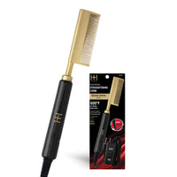 Thumbnail for Hot & Hotter Electrical Straightening Comb Medium Curved Teeth #5531 - Elevate Styles