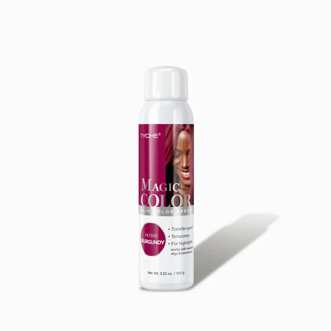 Tyche Magic Color Hair Color Spray Burgundy - Elevate Styles