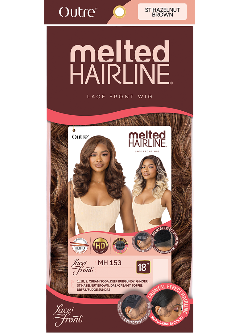 Outre Synthetic Melted Hairline HD Lace Front Wig MH153 QLMHMH153