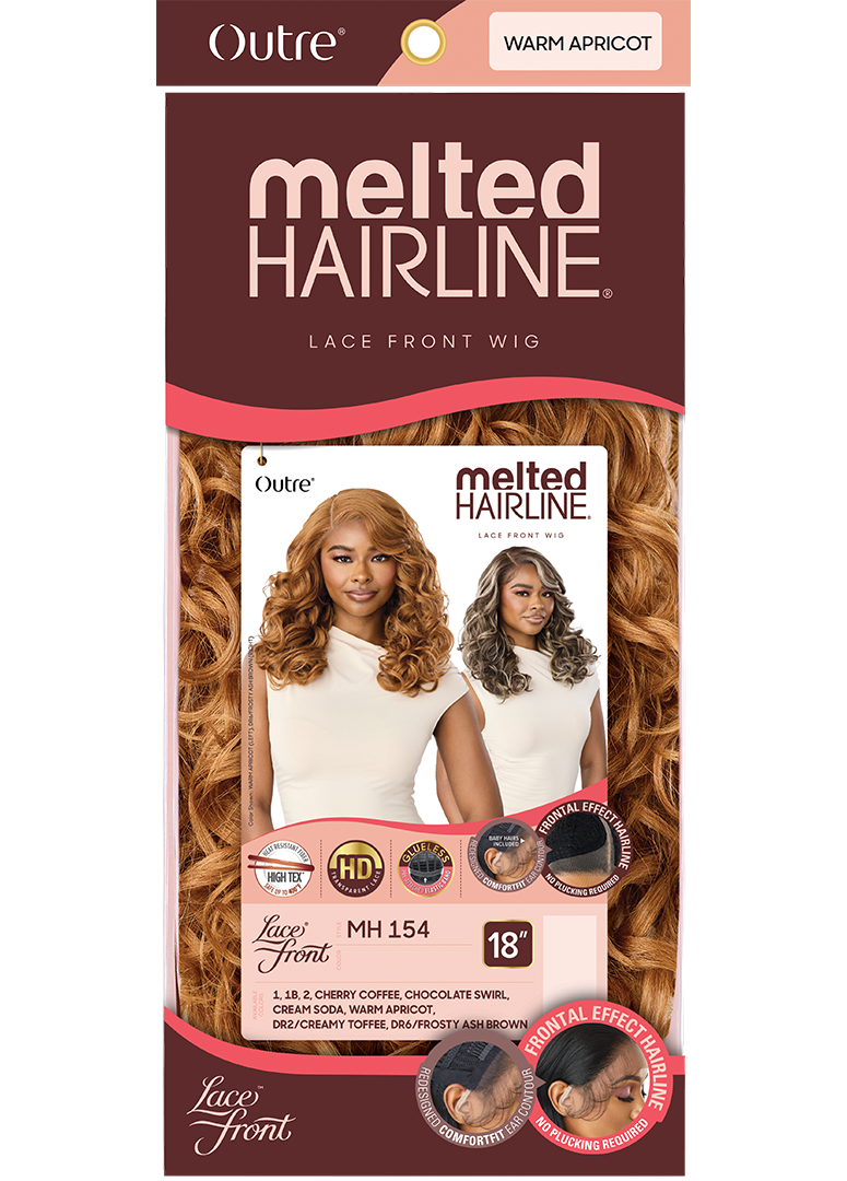 Outre Synthetic Melted Hairline HD Lace Front Wig MH154 QLMHMH154