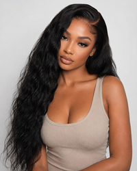 Thumbnail for Pink Lemon 13x6 Full Wig with Bleached Knots Human Hair Wig Wet N Wavy Maui_NATURAL