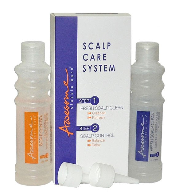 Awesome Classic Care: 2-Step Scalp Care System (Cleanse & Control Kit) - Elevate Styles