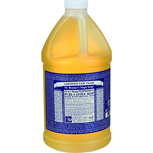 Dr. Bronner’s Pure-Castile Liquid Soap – Peppermint (1/2 Gallon) - Elevate Styles