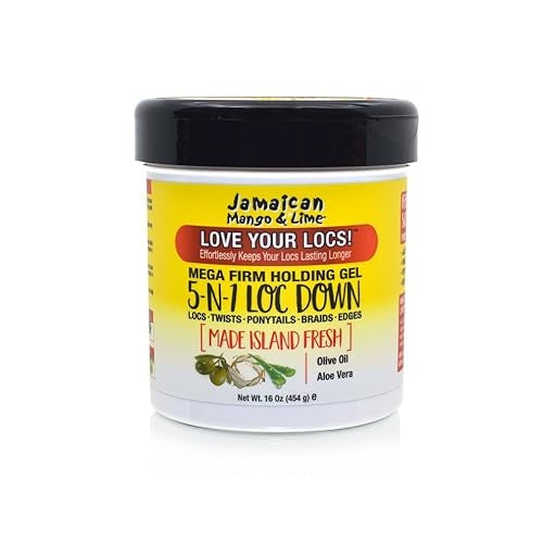 Jamaican Mango & Lime 5-N-1 Loc Down Mega Firm Holding Gel 16 Oz - Elevate Styles