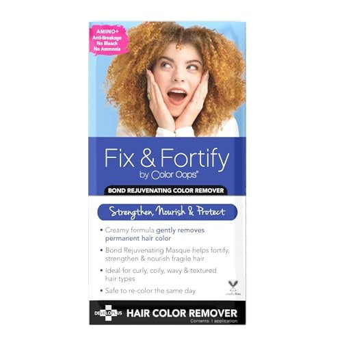 Color Oops Fix & Fortify Bond Rejuvenating Color Remover – 1 Application - Elevate Styles