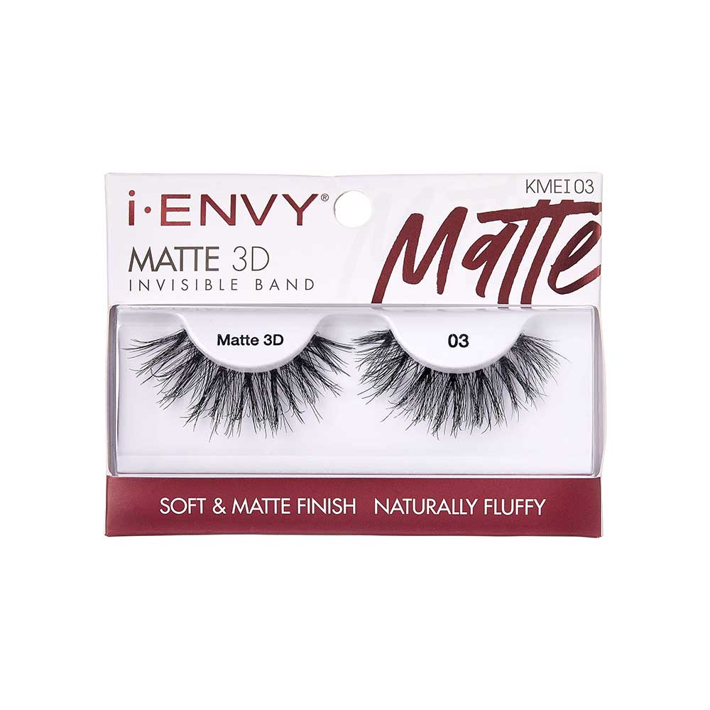 i Envy Matte 3D Invisible Band Lashes KMEI03