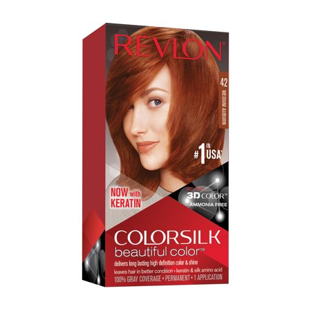 Revlon Colorsilk Beautiful Color – 42 Light Auburn – Ammonia-Free - Elevate Styles