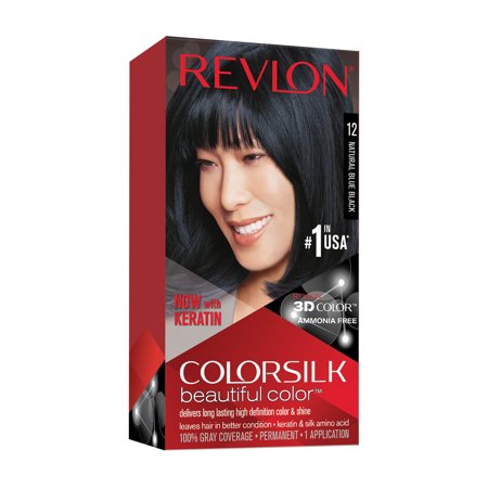 Revlon Colorsilk Beautiful Color – 12 Natural Blue Black – Ammonia-Free - Elevate Styles
