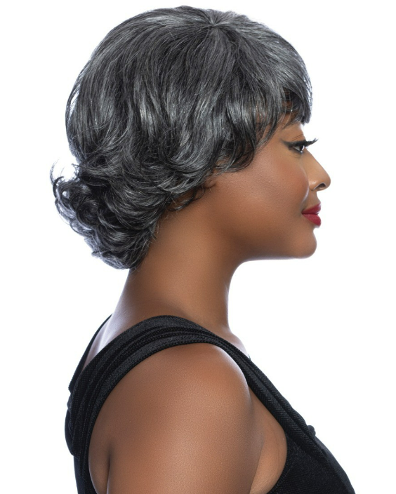 Mane Concept 100% Unprocessed Human Hair Full Wig 11A SOFT FEATHERED WAVE 10" TR1184 - Elevate Styles
