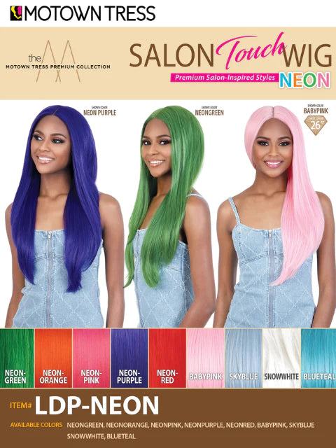 Motown Tress Salon Touch HD Lace Part Wig - LDP-NEON - Elevate Styles
