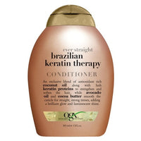 Thumbnail for OGX Ever Straight Brazilian Keratin Therapy Conditioner 13 Oz - Elevate Styles