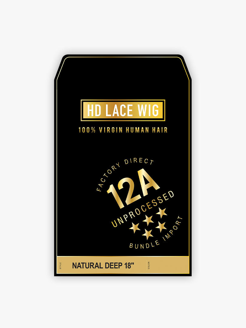 Sensationnel 12A 13x4 HD Lace Wig Natural Deep 18" - Elevate Styles