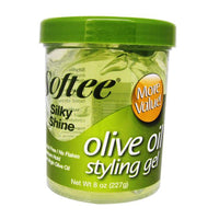 Thumbnail for Softee Silky Shine Olive Oil Styling Gel 8 oz - Elevate Styles