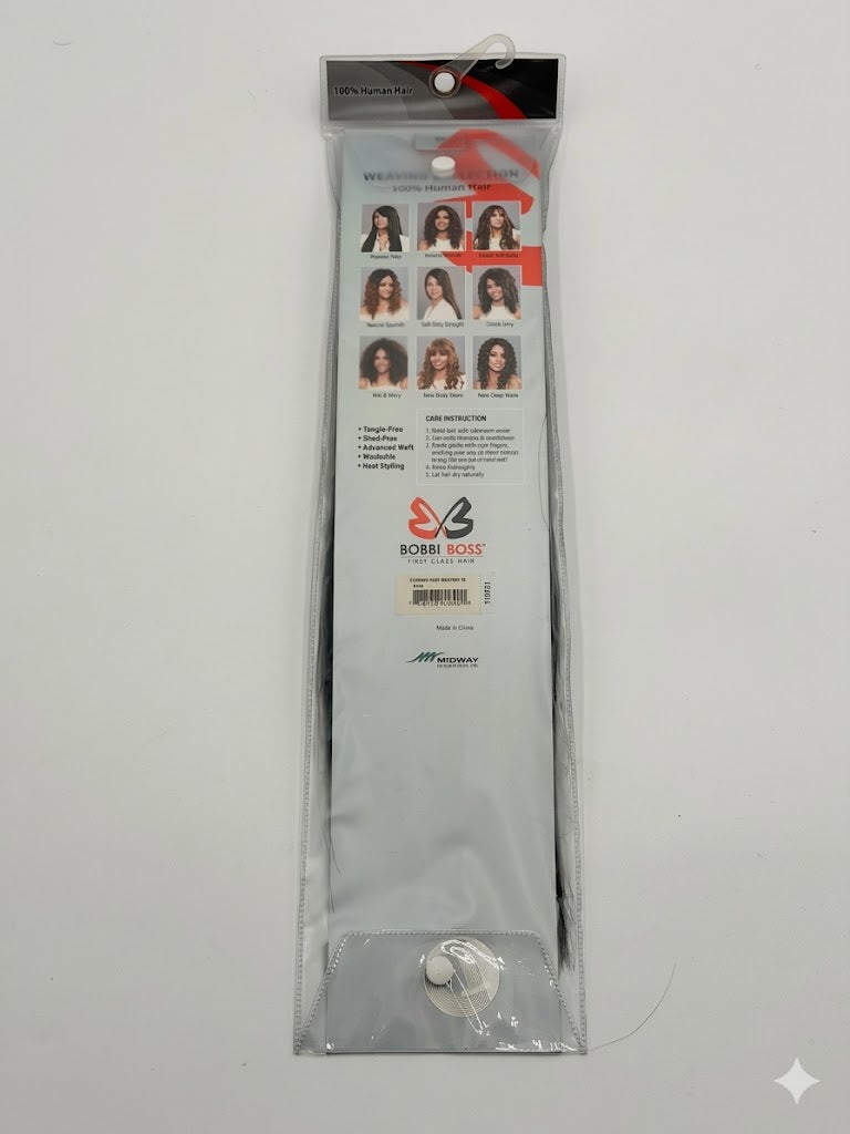 Gemini said Bobbi Boss Premier Yaky 100% Human Hair Weaving - 10"-18" - Elevate Styles