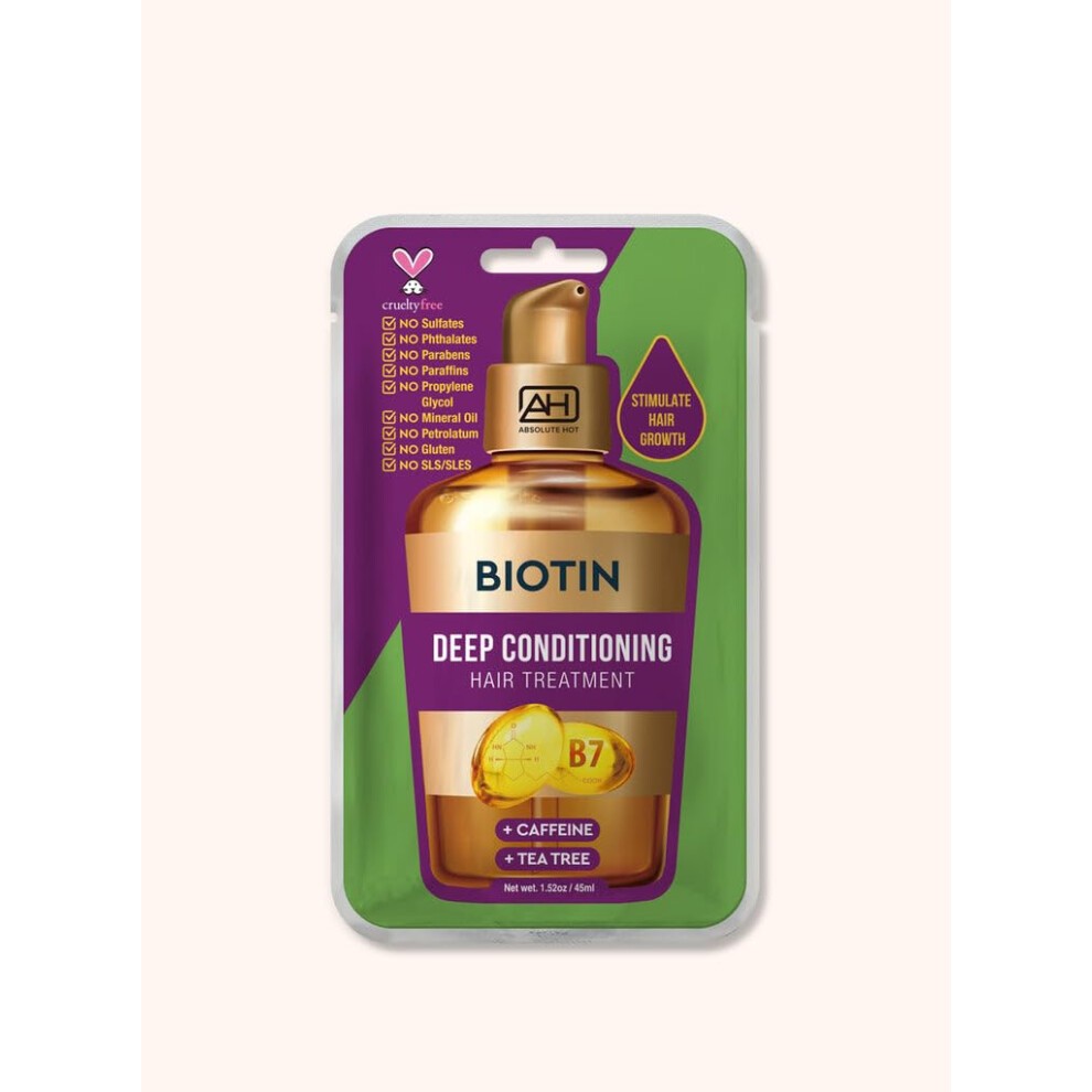 Absolute Hot Biotin Deep Conditioning Hair Treatment – 1.52 oz (45 ml) - Elevate Styles