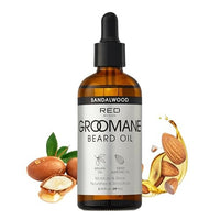 Thumbnail for Red by Kiss Groomane Beard Oil – Sandalwood 3 Oz - Elevate Styles