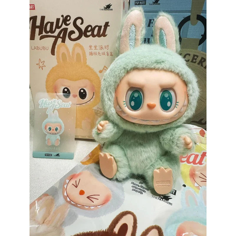 Labubu Pou Labubu V.2 “Have A Seat” Series – Plush Figure – Elevate Styles