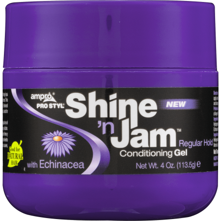 Shine 'n Jam Conditioning Gel – Regular Hold with Echinacea (4 oz) - Elevate Styles