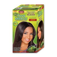 Thumbnail for African Pride Olive Miracle No-Lye Relaxer Super - Complete Touch-Up - Elevate Styles