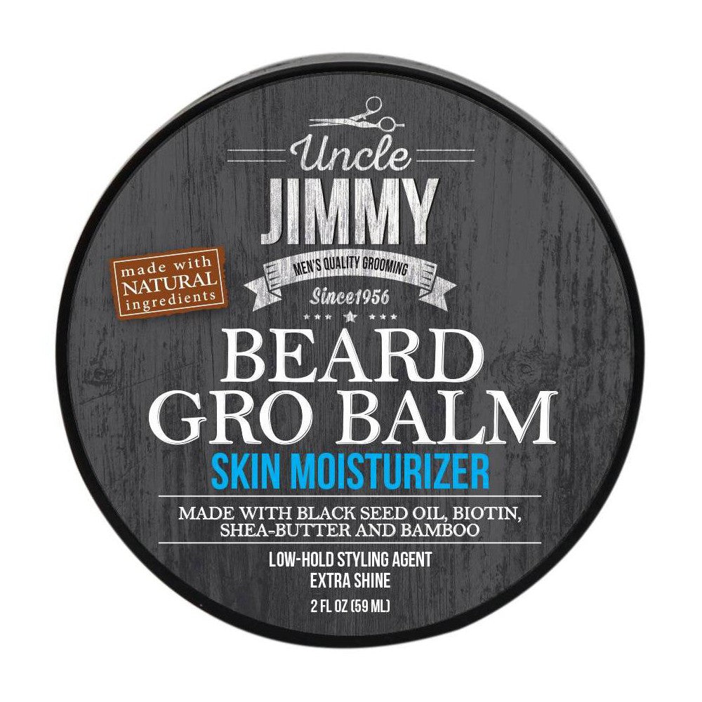 Uncle Jimmy Beard Gro Balm – Skin Moisturizer (2 oz) - Elevate Styles