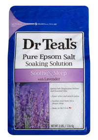 Thumbnail for Dr Teals Pure Epsom Salt Soaking Solution Soothe and Sleep with Lavender 3 lb - Elevate Styles
