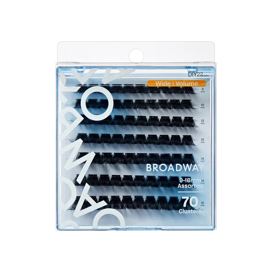 Broadway Wide Volume Lashes – DIY Customizable Extensions (70–140 pcs) – DIY22 - Elevate Styles