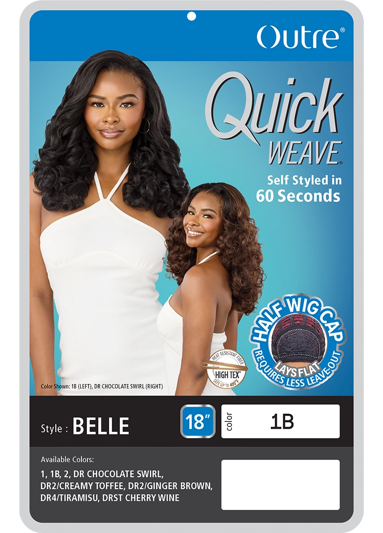 Outre Quick Weave Belle Synthetic Half Wig QSBLL
