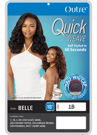 Thumbnail for Outre Quick Weave Belle Synthetic Half Wig QSBLL