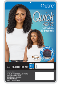 Thumbnail for Outre Quick Weave Beach Curl 18 High Tex