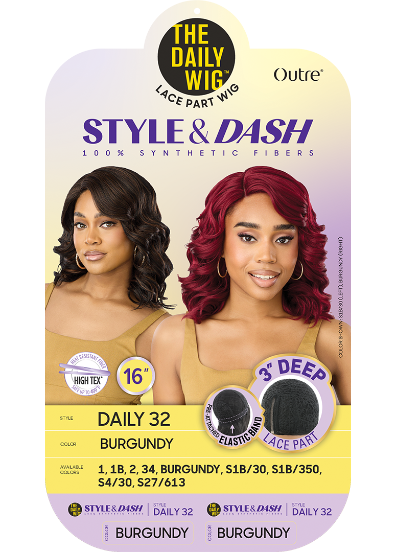 Outre The Daily Wig Style and Dash Lace Part Wig Daily 32 QPDSDAI32