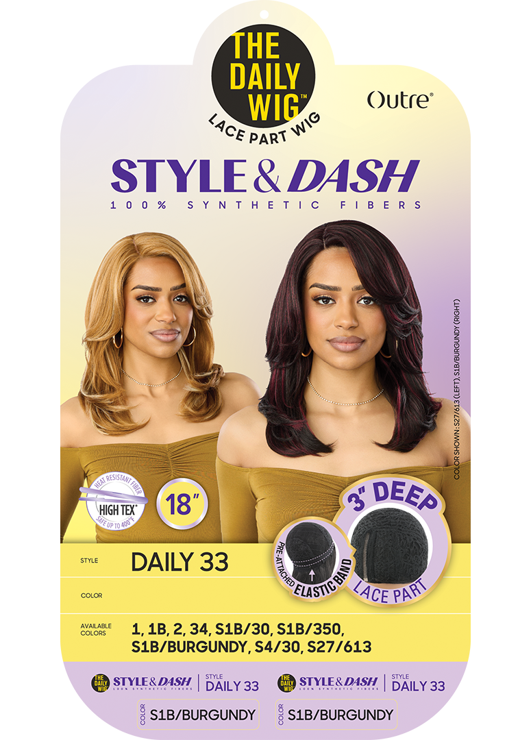 Outre The Daily Wig Style and Dash Lace Part Wig Daily 33 QPDSDAI33