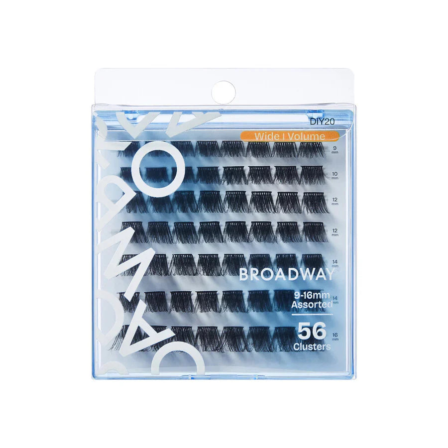 Broadway Wide Volume Lashes – DIY Customizable Extensions (70–140 pcs) – DIY20 - Elevate Styles