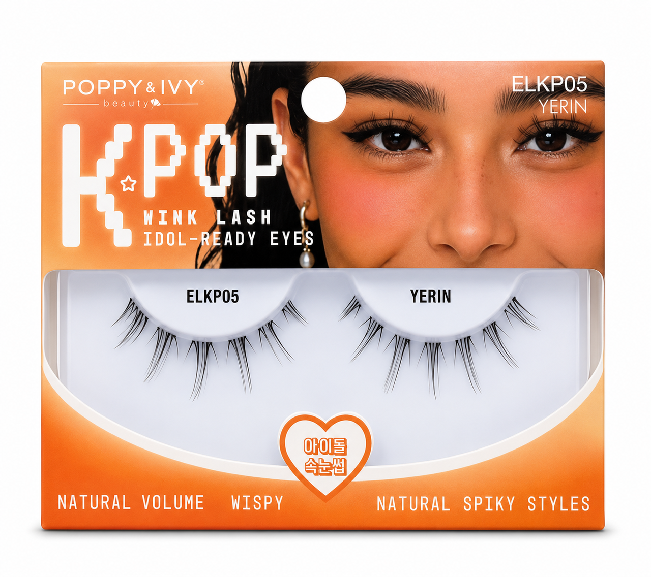 Poppy & Ivy KPOP Wink Lash ELKP05 YERIN - Elevate Styles
