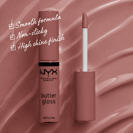 NYX Professional Makeup Butter Gloss - Spiked Toffee - 0.27 fl. oz. / 8 mL