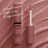 Thumbnail for NYX Professional Makeup Butter Gloss - Spiked Toffee - 0.27 fl. oz. / 8 mL