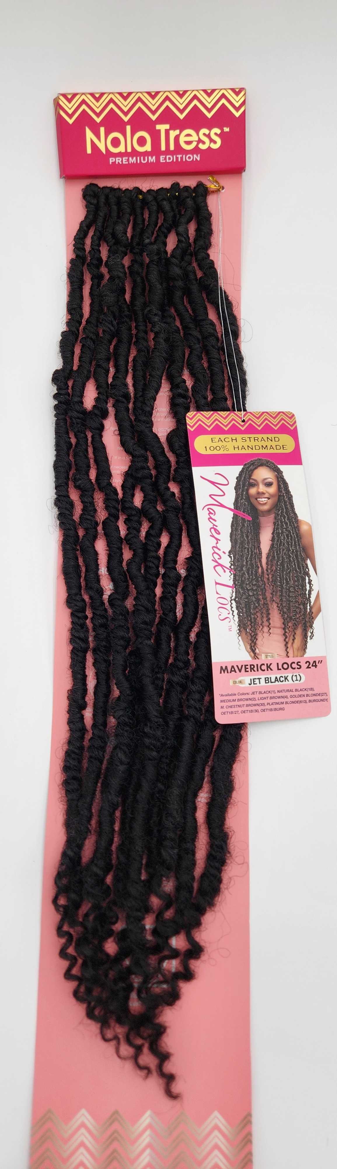 Janet Collection Nala Tress Crochet Braids Maverick Locs 24" - Elevate Styles