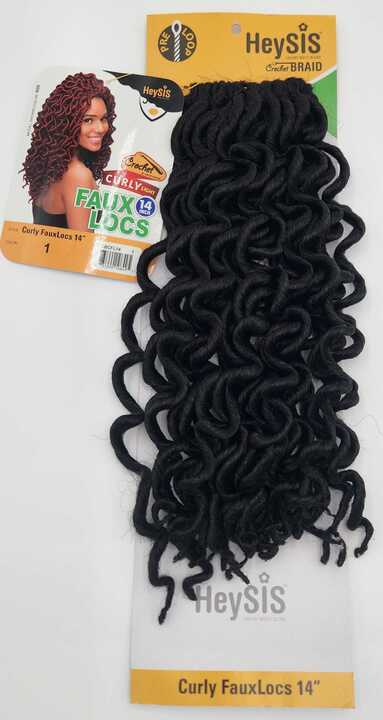 HH Beauty Hey sis Curly Faux Locs 14" - Elevate Styles
