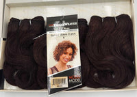 Thumbnail for Model Model Dream Weaver Pre-Cut Weave Human Hair Ballad Wave 3 Pcs - Elevate Styles