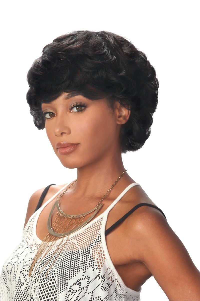 Zury Sis 100% Brazilian Remy Human Hair Wig Olay_COLOR 1 ONLY