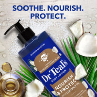 Thumbnail for Dr Teal's Nourish & Protect Body Lotion with Coconut Oil (18 fl. oz. / 532 mL)