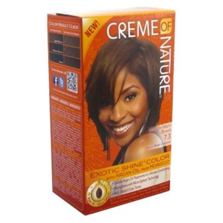 Creme of Nature Exotic Shine™ Color – Medium Warm Brown 7.3 - Elevate Styles