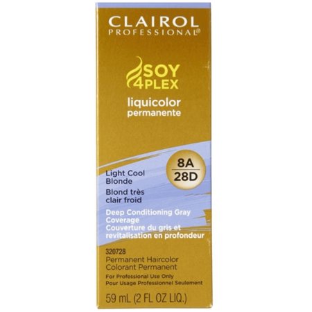Clairol Professional Soy 4Plex Liquicolor Permanente – 8A Light Cool Blonde – 2 oz - Elevate Styles