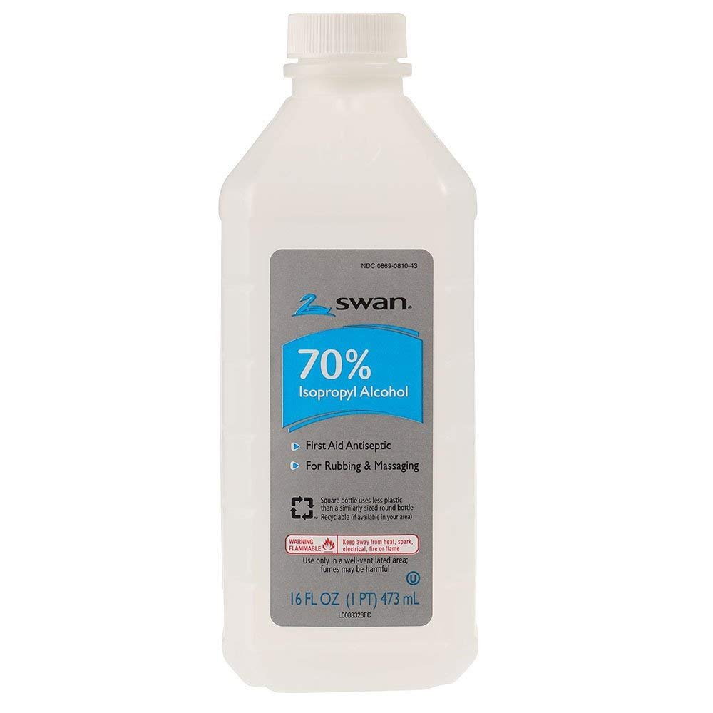 Swan 70% Isopropyl Alcohol – 16 fl oz - Elevate Styles