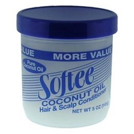 Softee Coconut Oil Hair & Scalp Conditioner – 5 oz - Elevate Styles